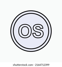 Operating System Icon. Sofware Element Symbol - Vector.