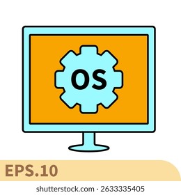 operating system icons  symbol vector elements for infographic web
