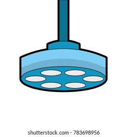 operating theater lamp icon