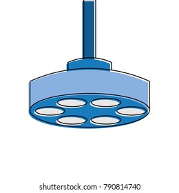 operating theater lamp icon