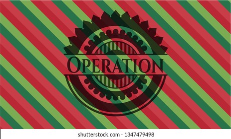 Operation christmas emblem.