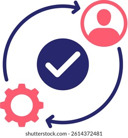 Operation Icon Fill Vector Illustration