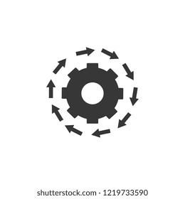 operation icon. high quality filled operation icon on white background. from shipping delivery collection flat trendy vector operation symbol