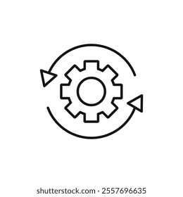 Operation icon Isolated flat vector in outline