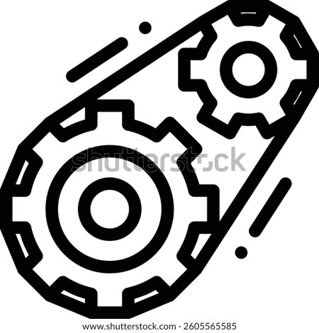 operation icon. Thin Linear Style Design Isolated On White Background