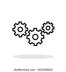 Operation icon in trendy flat style. Operating / Settings symbol for your web site design, logo, app, UI Vector EPS 10. 