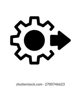 Ilustración de diseño de símbolo de Vector de icono de operación