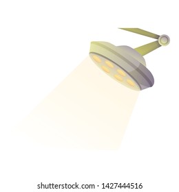 Operation lamp icon. Cartoon of operation lamp vector icon for web design isolated on white background