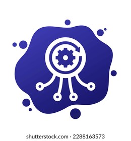 operation, process vector icon for apps and web