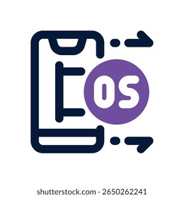operation system duotone icon. Sleek and modern vector icon for websites, mobile apps, marketing materials, and corporate design. Fully scalable and ready to use.
