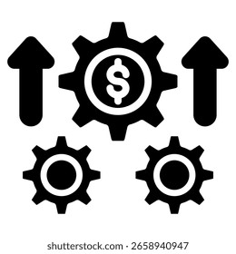 Elemento Do Ícone De Custo Operacional Para Projeto