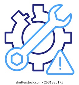 Operational Disruption Icon Element For Design
