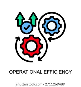 Operational Efficiency Color Lineal Color Icon