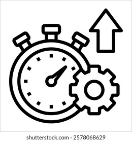 Operational Efficiency Icon Element For Design