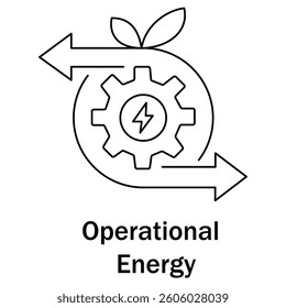Operational energy refers to the total amount of energy required to run and maintain a building or system over its lifetime. This includes energy used for heating, cooling, lighting, ventilation, and 