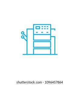 Operational equipment linear icon concept. Operational equipment line vector sign, symbol, illustration.