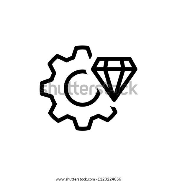 Operational Excellence Icon Stock Vector Royalty Free