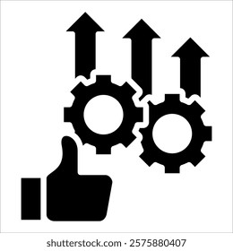 Operational Excellence Icon Element For Design
