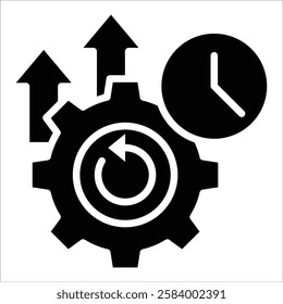 Operational Excellence Icon Element For Design