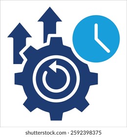 Operational Excellence Icon Element For Design