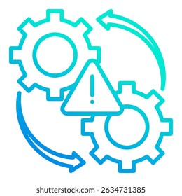 Operational Failures Icon Element For Design