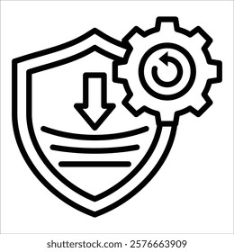 Operational Resilience Icon Element For Design