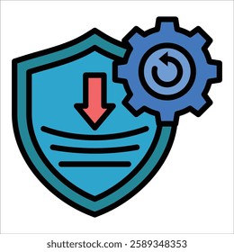 Operational Resilience Icon Element For Design