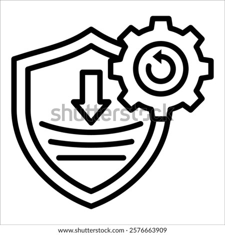 Operational Resilience Icon Element For Design