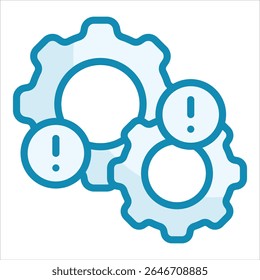 Operational Risk Icon Element For Design