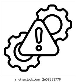 Elemento de icono de riesgo operativo para el diseño