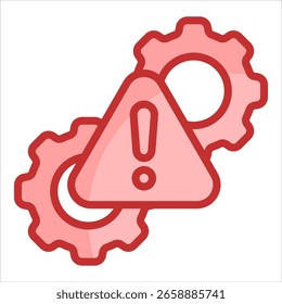 Elemento de icono de riesgo operativo para el diseño