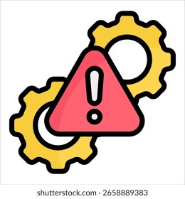 Elemento de icono de riesgo operativo para el diseño