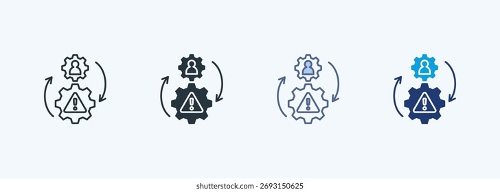 Operational Risk Multiple Style Icon Collection