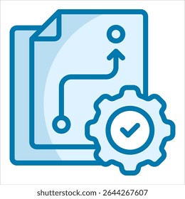 Elemento de icono de estrategia operativa para el diseño