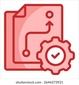 Elemento de icono de estrategia operativa para el diseño