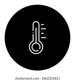 Operational Temperature Range Icon. Thermometer, Temperature Control Concept. Illustration for Climate Adaptability Concept.