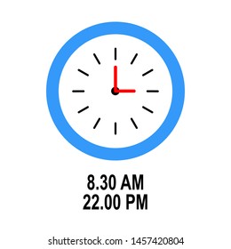 Operational Time Icon. Service Duration Symbol for Design Elements, Websites, Presentation and Application - Vector. 