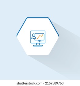 Diseño vectorial de icono de entrenamiento operativo