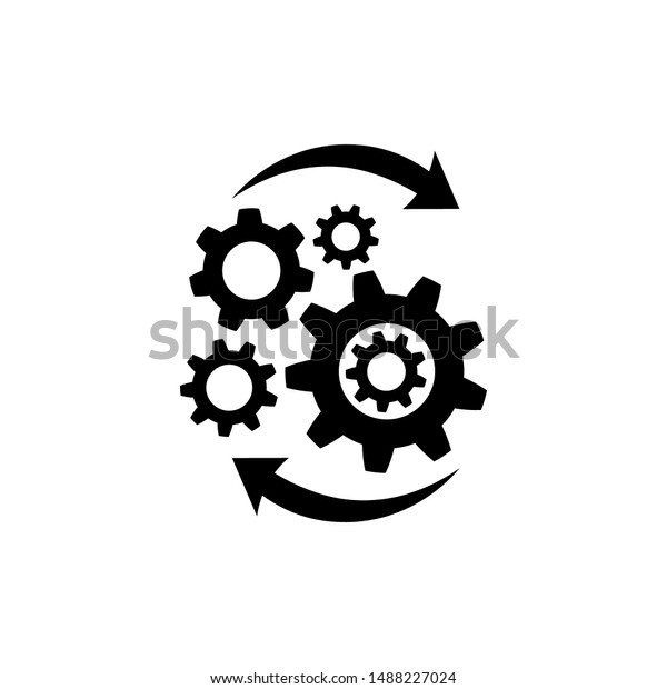 Operations Icon Flat Style Isolated On Stock Vector (Royalty Free ...