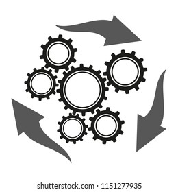 Operations Icon, Vector business management