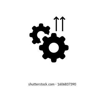 Operations Icon, Vector Business Management. Improvement And Development Sign