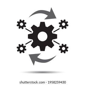 Operations Icon, Vector business management