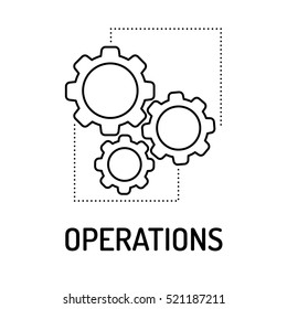 OPERATIONS Line icon