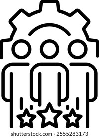 operations line icon vector illustration
