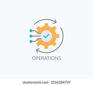 Operations Vector, Icon Or Logo Sign Symbol Illustration