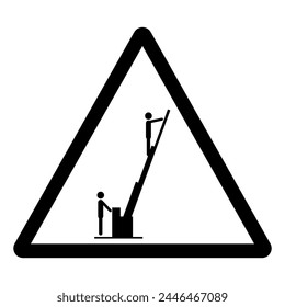 Operator Attention Required Symbol Sign, Vector Illustration, Isolate On White Background Label .EPS10