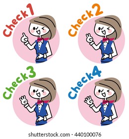 Operator check icon.