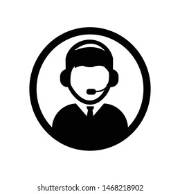 operator icon design template vector
