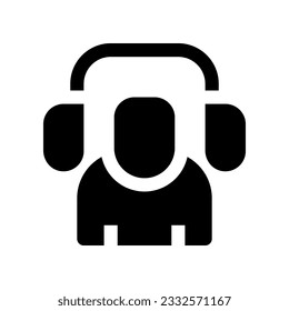 icono de operador para tu sitio web, móvil, presentación y diseño de logotipo.