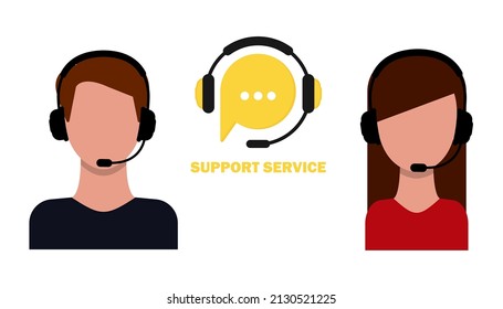 Icono del logotipo del operador. Servicio de asistencia en línea
